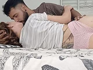 Best friend of my ex shows up bareback and takes my wet ass in passionate sensual ride