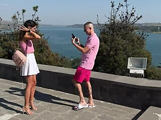 Did the stranger really invite us for tea just to start a wild bi threesome with his big dick?