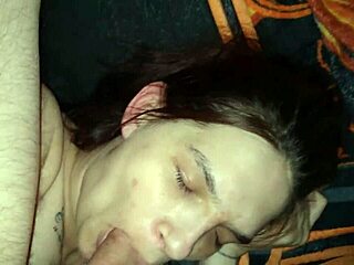 Hey, I just snuck my cock into my girlfriend Mandy's warm mouth for a sneaky deepthroat blowjob.