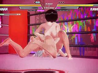 come on girls let's rub our wet pussies together in this steamy lesbian sex battle