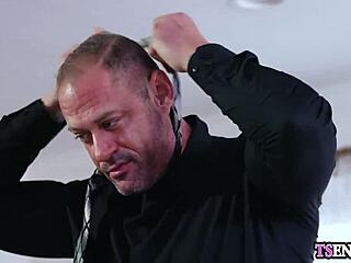 Male Servant Anally Penetrated By Asian Ladyboy Shemale With Huge Cock And Big Tits