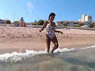 Pornstar Sheila Ortega boldly sucks and fucks underwater during snorkeling adventure