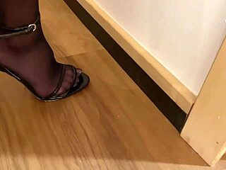 gorgeous blonde european amateur with big tits in lingerie enjoys intense interracial session with french flair