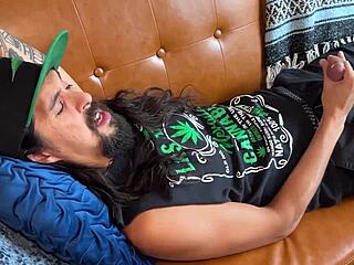 Maxx Stoner Muscular Bodybuilder Tattoo Long Hair Pornstar Biker USA Cumpilation 2024