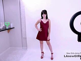 What A Thrill! Graceful Young Brunette Gets Fucked Hard At Modeling Audition By Daddy Figure!