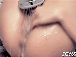 Solo playgirl gets intimate by fingering her nice spot with toys. She rides and enjoys tight wet sensations.