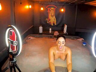 Oh Sheena Ryder, let's get wild in this hot tub for steamy one-on-one sex!