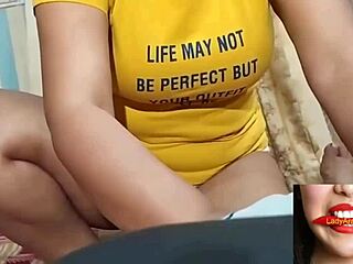 old man finds young 18+ girl alone at home and convinces her to fuck in hardcore 3some