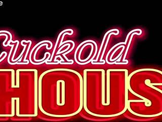 Husband watches wife riding huge monster cock in intense homemade anal action