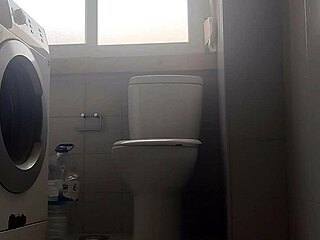 he went to shave his big dick and spit out a lot of milk