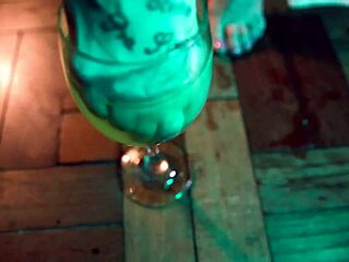 WOW, SEXY FETISH BALLERINA DOMINATES WITH FOOT LICKING AND DEEPTHROAT CHOKING!