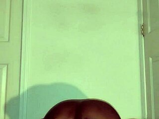 Spreading buttocks for free meditating and stretching session