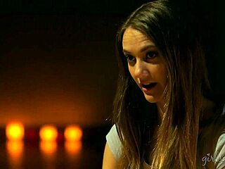 Lesbian witches Dahlia Sky Charlotte Stokely Samantha Hayes licking small tits pussy to orgasm in group girl on girl action