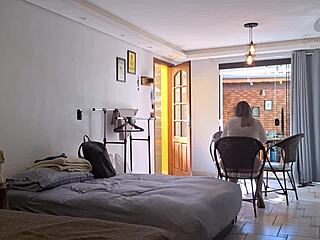 i'm showing my legs to a friend in this video series pt 1-4