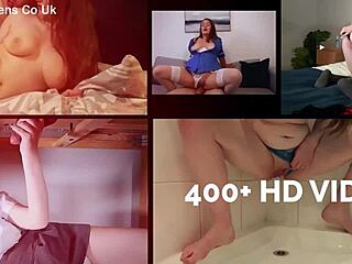 Spanish milf fingers her big tits and ass until she cums hard in homemade solo orgasm – wow, what a cougar show!