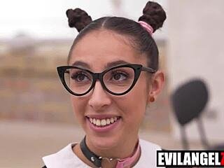 kinky painter takes three huge bbc from yves morgan eva generosi little 18+ maly mannie coco in hardcore pov action!