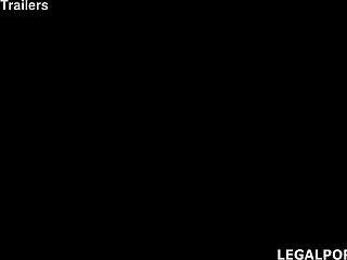 Zoe Sparks dives into a wild gangbang with brunette in corset taking rough deep anal and double penetration in USA session