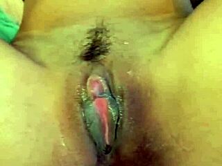 gostosa let me film her outdoor masturbation reaching orgasm on bed while i watched as voyeur her wet pussy