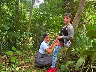 estudiante mexicana, �quieres follar a escondidas con un extra�o despu�s de clases en uniforme? sexo p�blico amateur al aire libre