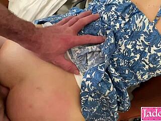 Wife crying with pain from forceful anal fuck