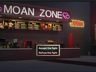 Monster Cock In 3D Hentai Game With Big Tits Anal Creampie