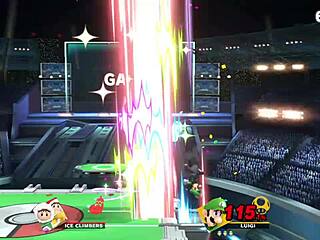 Green plumber challenges innocent twins in exciting game showdown!