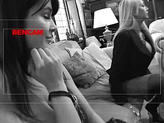 So thrilled by Misty Stone craving huge black cock for shaved pussy blowjob and facial