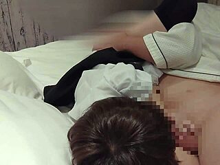 Oh damn, riding cowgirl for creampie makes cum drip from my wet pussy in cute maid uniform during amateur 69!