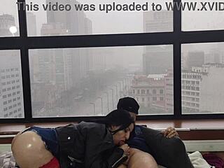 Second part of rich Colombian amateur riding vibrator in reverse cowgirl to squirt.