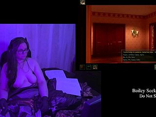 what if those hidden brunette bbw secrets with big natural tits and long hair finally get exposed in naked play through part 4?