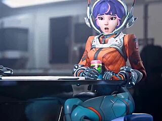 Wanna dive into Overwatch Juno's big tits creampie action?