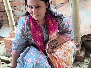 Chubby Asian milf gets pussy licked and fucked doggystyle by labor contractor for extra cash