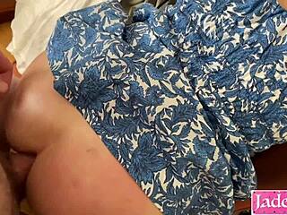 Wife crying with pain from forceful anal fuck