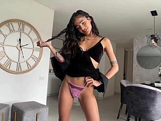 Hey, watch this hot petite 18+ Latina teen 18+ fuck an old man before her date.