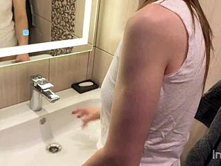 driver fucked wife stuck in sofa with big cock creampie