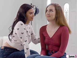 College Girls Play A Game And Dive Into Hairy Pussy Licking Lesbian Action