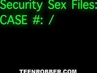 Petite blonde shoplifter Dolly Leigh strips and fucks officer in office to avoid charges.