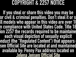 Big Boobed Jelena Jensen Caught Vibing with Huge Natural Tits Wet Clit and Dirty Talk