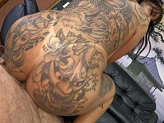 luizza saito debuts for the first time with intense anal action and creampie in brazilian bareback scene