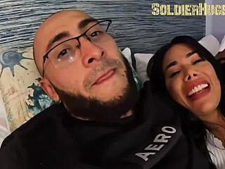 Shared Apartment Leads To Wild Fuck With Beautiful Latina Beauty And Monster Cock