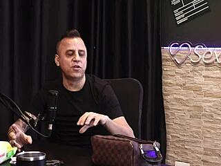 With your bus collector bag king of dogging puts Monica Lima on the cock - cuckold watches from the other side of the table and cums without even touching complete on red