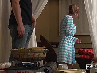 hey, check this sweaty hot japanese babe getting creampie action 😈💦