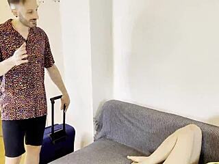 ever wonder what a horny european wife does with her tattooed body and narrow ass in lingerie?