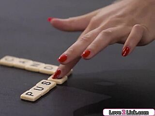 College Girls Play A Game And Dive Into Hairy Pussy Licking Lesbian Action