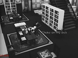 Wife Cheats By Fucking Stranger At Library On Security Cam