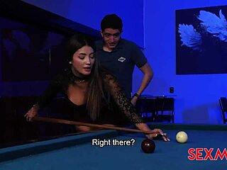 Watch This Hot Colombian Babe Salome Gil Learn Pool While Getting Her Big Ass Fucked Hard!