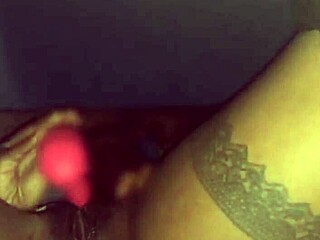 I stripped teasingly as ebony milf then deepthroated his big black cock before he fucked my wet pussy and tight ass in homemade interracial action