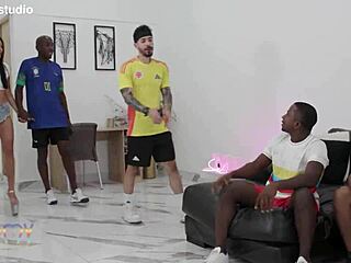 Mike Zander and Friends Give Breiny Zoe Double Anal Penetration and DP