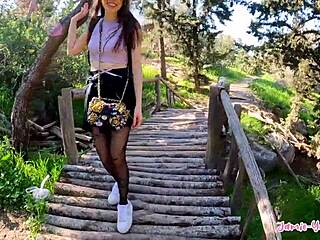 cute girlfriend gets fucked doggystyle on athens vacation in amateur pov vlog