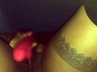 I stripped teasingly as ebony milf then deepthroated his big black cock before he fucked my wet pussy and tight ass in homemade interracial action